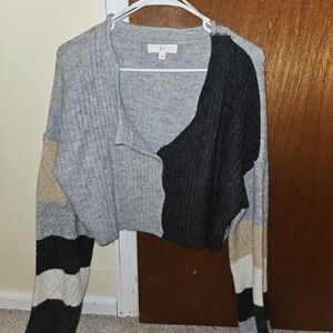 Klesis Women's Colorblock Cardigan Sweater